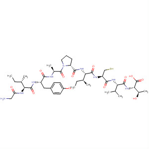 L-Threonine,glycyl-L-isoleucyl-L-tyrosyl-L-alanyl-L-prolyl-L-isoleucyl-L-cysteinyl-L-valyl- molecular structure