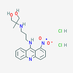 2-methyl-2-({3-[(1-nitroacridin-9-yl)amino]propyl}amino)propane-1,3-diol dihydrochloride