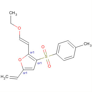 Furan,5-ethenyl-2-[(1E)-2-ethoxyethenyl]tetrahydro-3-[(4-methylphenyl)sulfonyl]-, (2R,3S,5R)-rel-