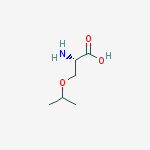 (2S)-2-AMINO-3-(PROPAN-2-YLOXY)PROPANOIC ACID molecular structure