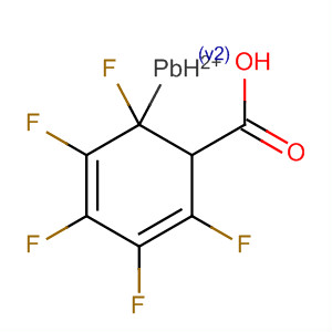 Benzoic acid, pentafluoro-, lead(2+) salt molecular structure