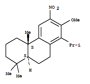 Phenanthrene, 1,2,3,4,4a,9,10,10a-octahydro-7-methoxy-1,1,4a-trimethyl-8-(1-methylethyl)-6-nitro-, (4aS,10aS)-