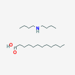 LAURIC ACID,COMPOUND WITH DIBUTYLAMINE (1:1) molecular structure