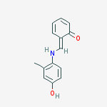 6-{[(4-hydroxy-2-methylphenyl)amino]methylidene}cyclohexa-2,4-dien-1-one