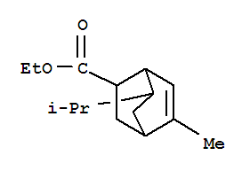 Bicyclo[2.2.2]oct-5-ene-2-carboxylicacid, 5-methyl-7-(1-methylethyl)-, ethyl ester molecular structure