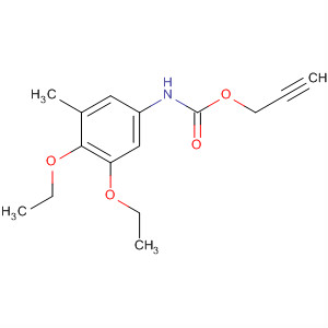 Carbamic acid, (3,4-diethoxy-5-methylphenyl)-, 2-propynyl ester molecular structure