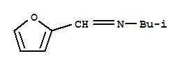 N-furfurylideneisobutylamine molecular structure