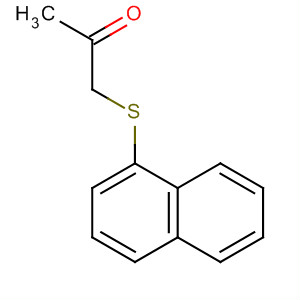 2-Propanone, 1-(1-naphthalenylthio)- molecular structure