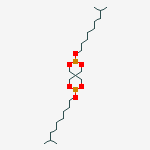 3,9-di(decan-2-yloxy)-1,4,8,10-tetraoxa-3,9-diphosphaspiro[5.5]undecane molecular structure
