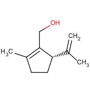 1-Cyclopentene-1-methanol, 2-methyl-5-(1-methylethenyl)-, (S)- molecular structure