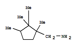Cyclopentanemethanamine,1,2,2,3-tetramethyl- molecular structure