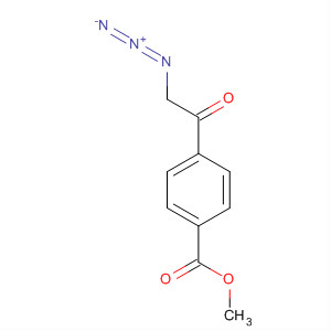 Benzoic acid, 4-(azidoacetyl)-, methyl ester molecular structure