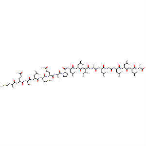 L-Alanine,L-methionyl-L-glutaminyl-L-seryl-L-leucyl-L-methionyl-L-glutaminyl-L-alanyl-L-prolyl-L-leucyl-L-leucyl-L-isoleucyl-L-alanyl-L-leucylglycyl-L-leucyl-L-leucyl-L-leucyl- molecular structure