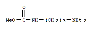 Carbamic  acid,  N-[3-(diethylamino)propyl]-,  methyl  ester