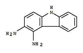 9H-Carbazole-3,4-diamine molecular structure
