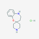 Spiro[1,5-Benzoxazepine-2(3H),4'-Piperidine], 4,5-Dihydro- molecular structure