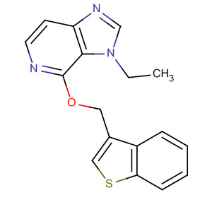 3H-Imidazo[4,5-c]pyridine, 4-(benzo[b]thien-3-ylmethoxy)-3-ethyl-