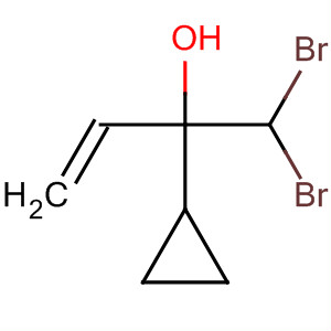 Cyclopropaneethanol, 2,2-dibromo-a-ethenyl- molecular structure
