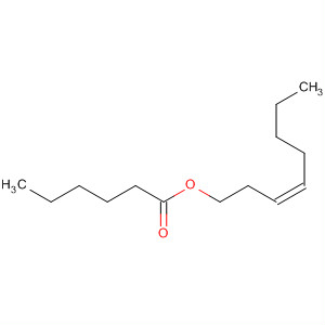 Hexanoic acid, 3-octenyl ester, (Z)- molecular structure
