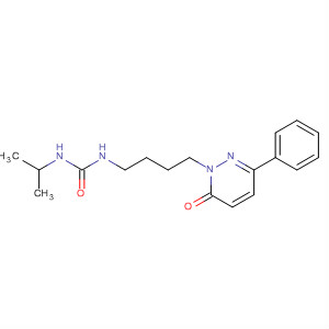 Urea, N-(1-methylethyl)-N'-[4-(6-oxo-3-phenyl-1(6H)-pyridazinyl)butyl]-