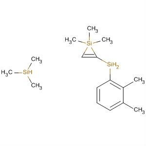 Silane, [1-(dimethylphenylsilyl)-1,2-ethenediyl]bis[trimethyl- molecular structure