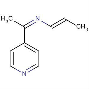 1-Propen-1-amine, N-[1-(4-pyridinyl)ethylidene]-, (E,Z)- molecular structure