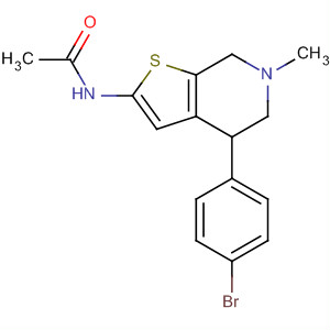 Acetamide,N-[4-(4-bromophenyl)-4,5,6,7-tetrahydro-6-methylthieno[2,3-c]pyridin-2-yl]-