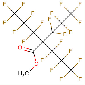 Pentanoic acid, 3,3,4,4,5,5,5-heptafluoro-2,2-bis(heptafluoropropyl)-,methyl ester molecular structure