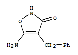 5-amino-4-benzyl-1,2-oxazol-3(2H)-one molecular structure