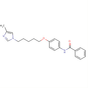 Benzamide, N-[4-[[5-(4-methyl-1H-imidazol-1-yl)pentyl]oxy]phenyl]-