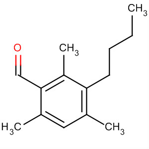 Benzaldehyde, 3-butyl-2,4,6-trimethyl- molecular structure
