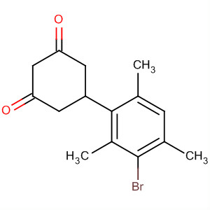 1,3-Cyclohexanedione, 5-(3-bromo-2,4,6-trimethylphenyl)- molecular structure