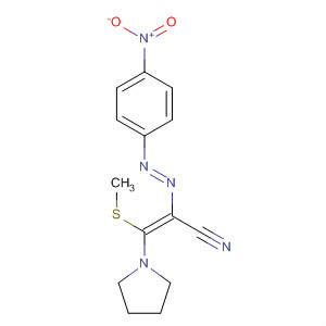 2-Propenenitrile,3-(methylthio)-2-[(1E)-(4-nitrophenyl)azo]-3-(1-pyrrolidinyl)-, (2Z)-