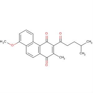 1,4-Phenanthrenedione, 8-methoxy-2-methyl-3-(4-methyl-1-oxopentyl)-