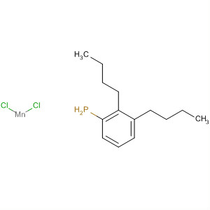 Manganese, dichloro(dibutylphenylphosphine)- molecular structure
