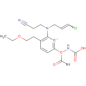 Carbamic acid, [3-[(3-chloro-2-propenyl)(2-cyanoethyl)amino]phenyl]-,2-ethoxyethyl ester molecular structure