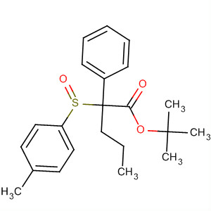 Benzenepropanoic acid, b-ethyl-a-[(4-methylphenyl)sulfinyl]-,1,1-dimethylethyl ester molecular structure