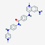 4-[(6-amino-1-methylquinolin-1-ium-4-yl)amino]-n-[4-[(1-methylpyridin-1-ium-4-yl)amino]phenyl]benzamide