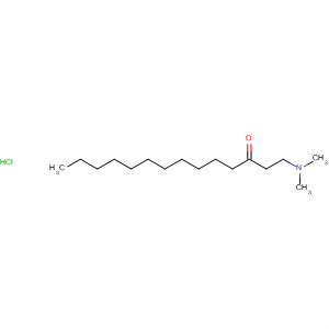 3-Tetradecanone, 1-(dimethylamino)-, hydrochloride molecular structure
