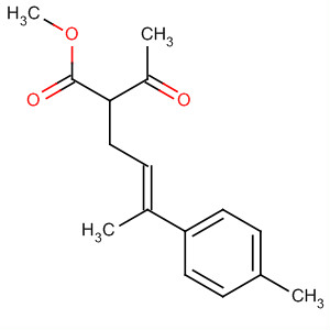 4-Hexenoic acid, 2-acetyl-5-(4-methylphenyl)-, methyl ester, (E)- molecular structure