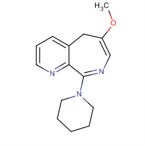 5H-Pyrido[2,3-c]azepine, 6-methoxy-9-(1-piperidinyl)-