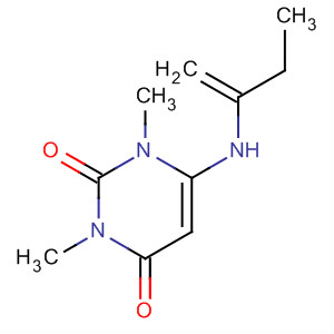 2,4(1H,3H)-Pyrimidinedione, 6-(2-butenylamino)-1,3-dimethyl- molecular structure