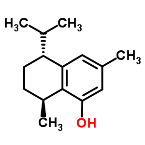 (5r,8s)-3,8-dimethyl-5-propan-2-yl-5,6,7,8-tetrahydronaphthalen-1-ol molecular structure