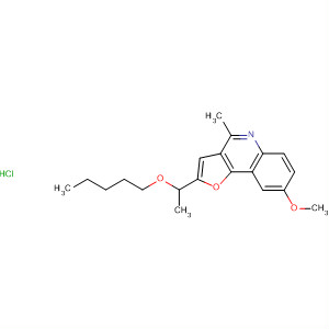 Furo[3,2-c]quinoline, 8-methoxy-4-methyl-2-[1-(pentyloxy)ethyl]-,hydrochloride
