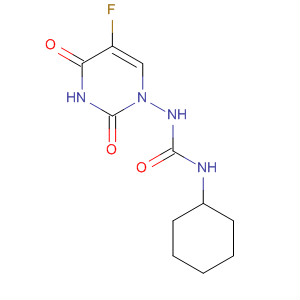 Urea,N-cyclohexyl-N'-(5-fluoro-3,4-dihydro-2,4-dioxo-1(2H)-pyrimidinyl)- molecular structure