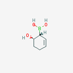 [(1r,6s)-6-hydroxycyclohex-2-en-1-yl]boronic Acid molecular structure