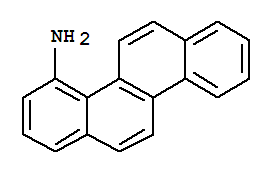4-Aminochrysene molecular structure