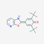 Phenol, 2,6-bis(1,1-dimethylethyl)-4-oxazolo[5,4-b]pyridin-2-yl- molecular structure