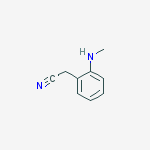 Benzeneacetonitrile, 2-(methylamino)-