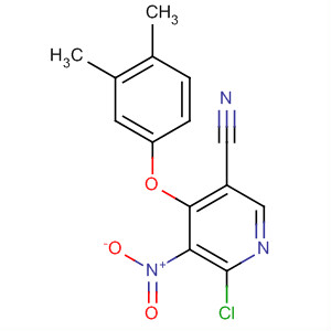 3-Pyridinecarbonitrile, 6-chloro-4-(3,4-dimethylphenoxy)-5-nitro-